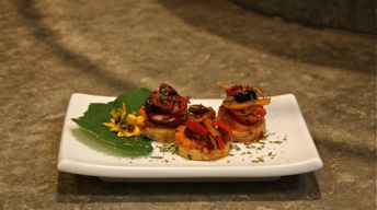 Uli’s Lamb Sausage with Red Lentil Puree